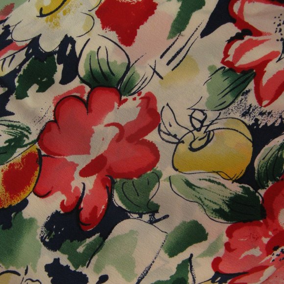 VINTAGE 80s-90s 100% SILK BLOUSE SIZE SMALL - Picture 7 of 7